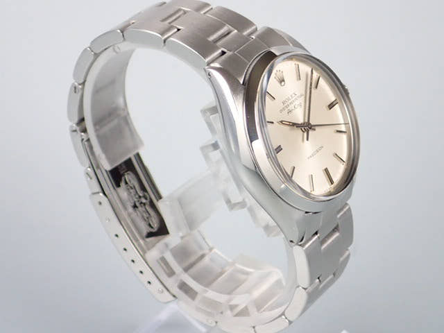 ロレックス エアキング Ref.5500 シルバー文字盤 中古 airking-8
