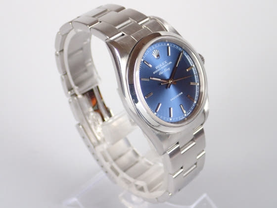 ロレックス エアキング Ref.14000 ブルー文字盤 中古 airking