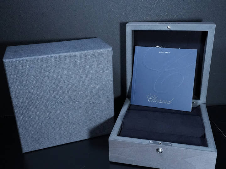 ショパール アルパインイーグル Ref.298600-3016 マリタイムブルー文字盤 美品 R2823R35