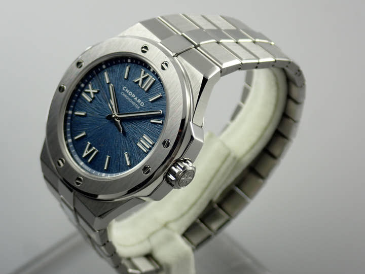 ショパール アルパインイーグル Ref.298601-3001 ブルー文字盤 美品 alpine-eagle