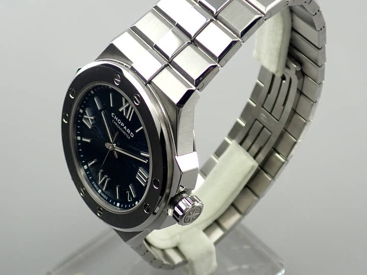 ショパール アルパインイーグル Ref.298600-3001 ブルー文字盤 美品 alpine-eagle-7