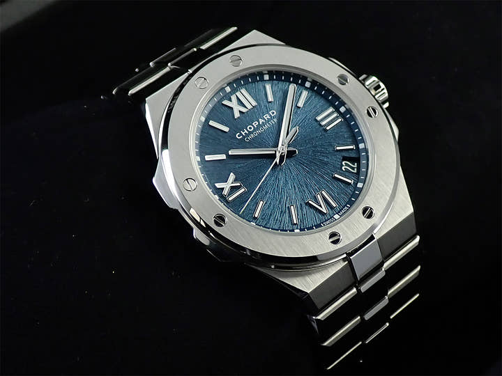 ショパール アルパインイーグル41 Ref.298600-3001 ブルー文字盤 美品 RXLZLZX1