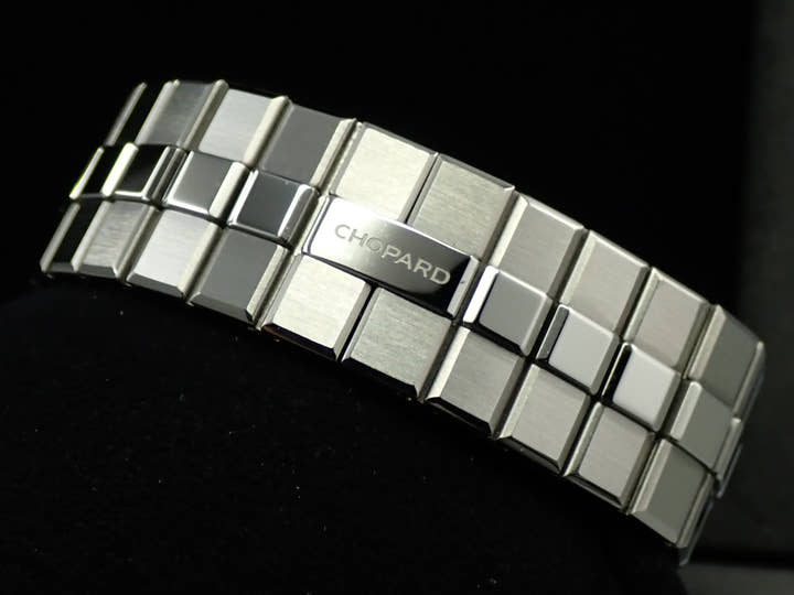 ショパール アルパイン イーグル 36 Ref.298601-3001 ブルー文字盤 美品 8VJZ9554