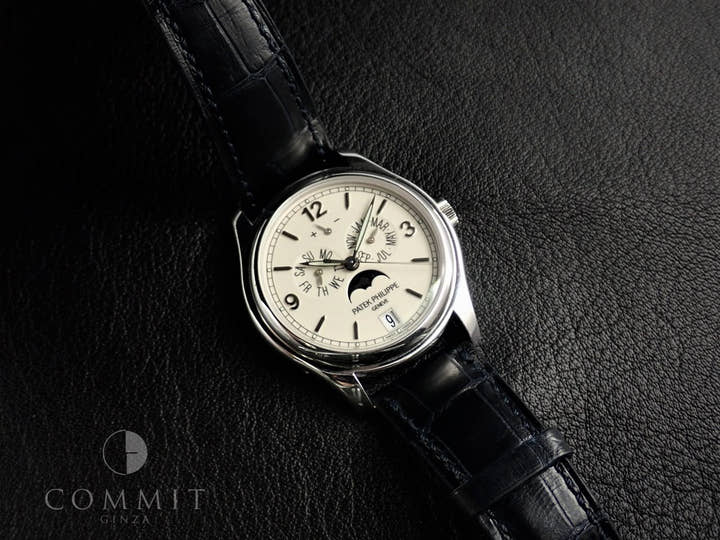 パテックフィリップ アニュアルカレンダー ムーンフェイズ Ref.5146G-001 ホワイトゴールド アイボリー文字盤