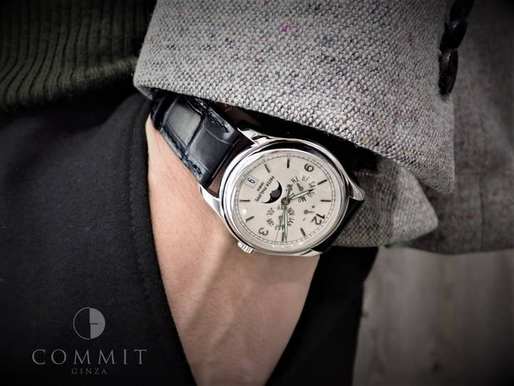 パテックフィリップ アニュアルカレンダー ムーンフェイズ Ref.5146G-001 ホワイトゴールド アイボリー文字盤