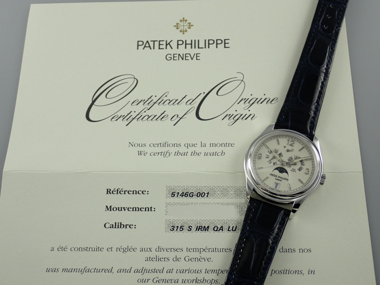 Patek Philippe Annual Calendar &lt;Warranty, Box, etc.&gt;