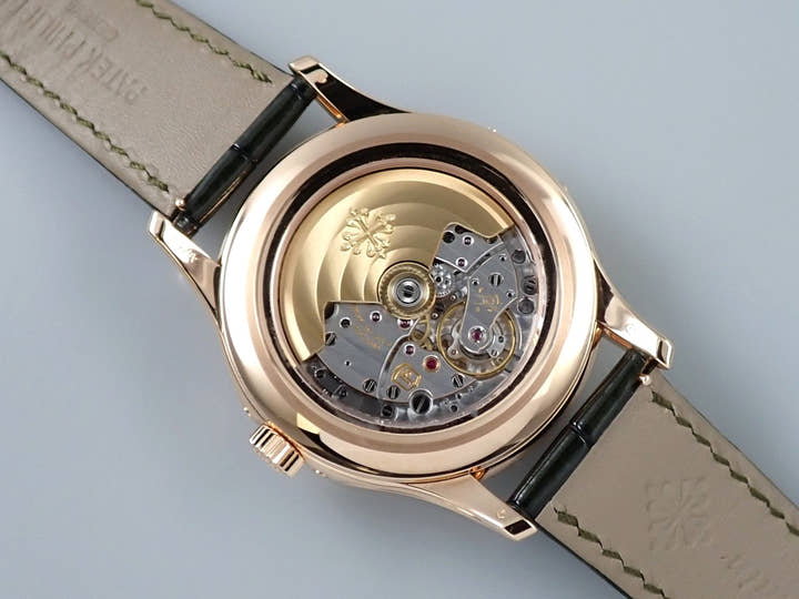 Patek Philippe Annual Calendar Ref. 5205R-011 Rose Gold with Olive Green Dial