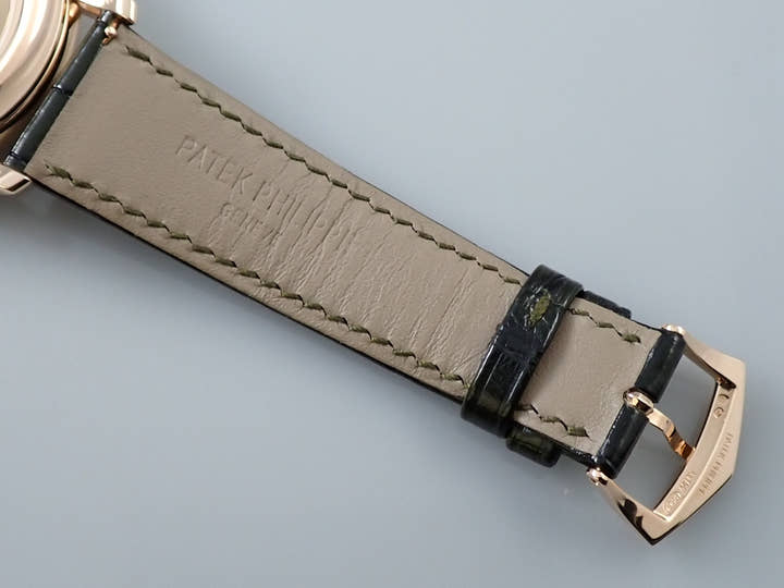 Patek Philippe Annual Calendar Ref. 5205R-011 Rose Gold with Olive Green Dial