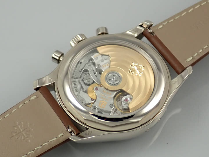 Patek Philippe Annual Calendar Chronograph Ref. 5960/01G-001 White Gold Blue Dial