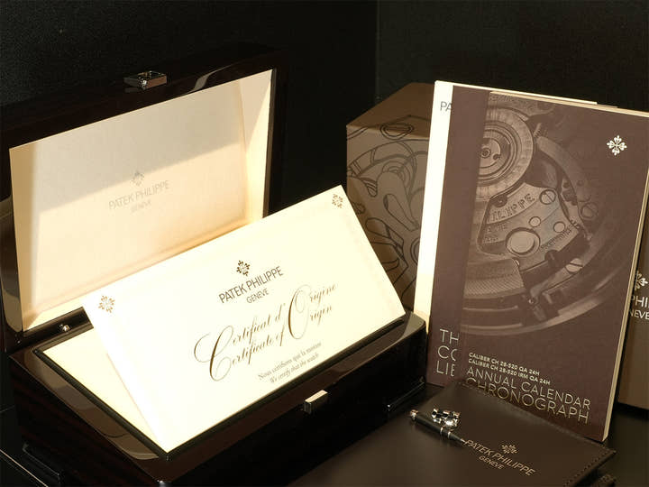パテックフィリップ アニュアルカレンダー クロノグラフ Ref.5960/1A-010 ステンレススチール ブラック文字盤