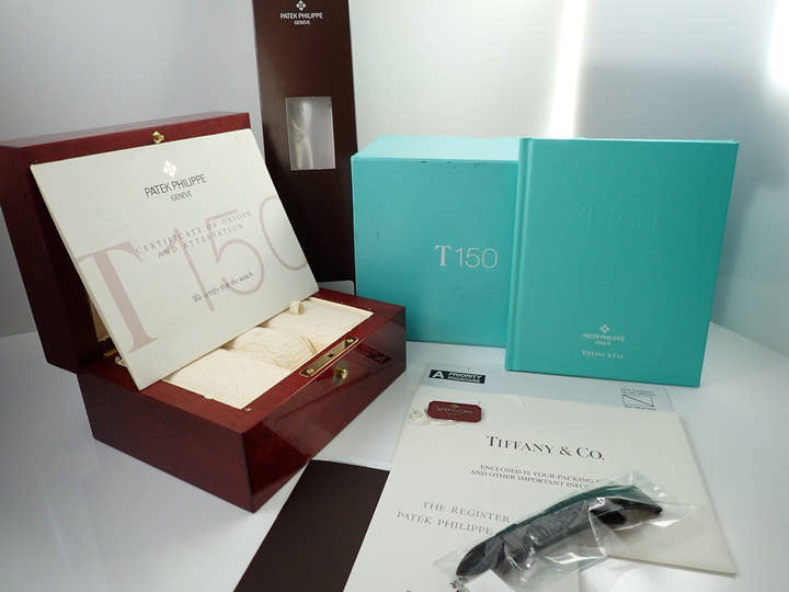 パテックフィリップ アニュアルカレンダー T150 TIFFANY＆CO. Ref.5150G ホワイトゴールド シルバー文字盤