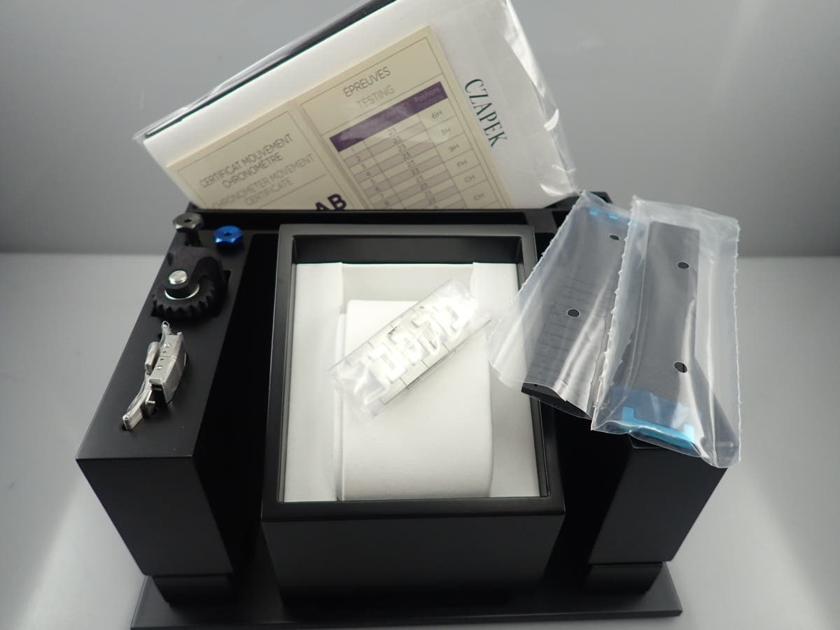 チャペック アンタークティック テール アデリー Ref.- ブラック・インク文字盤 美品 M1828LHX