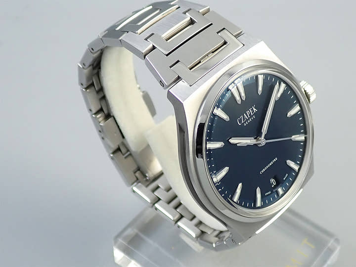 チャペック アンタークティックテールアデリー Ref.- ディープブルー文字盤 美品 S6W9XFYH