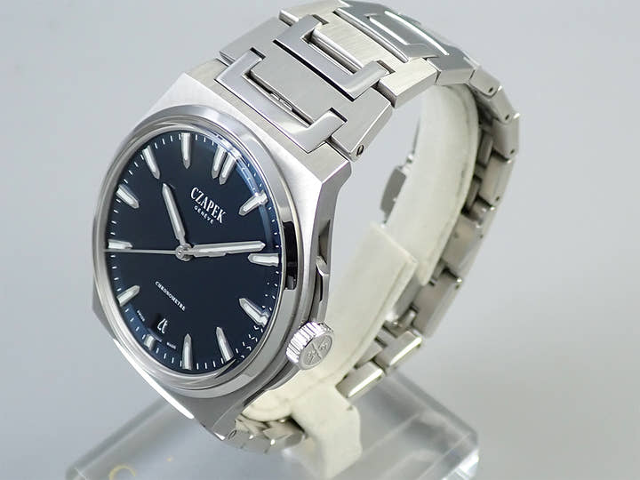 チャペック アンタークティックテールアデリー Ref.- ディープブルー文字盤 美品 S6W9XFYH