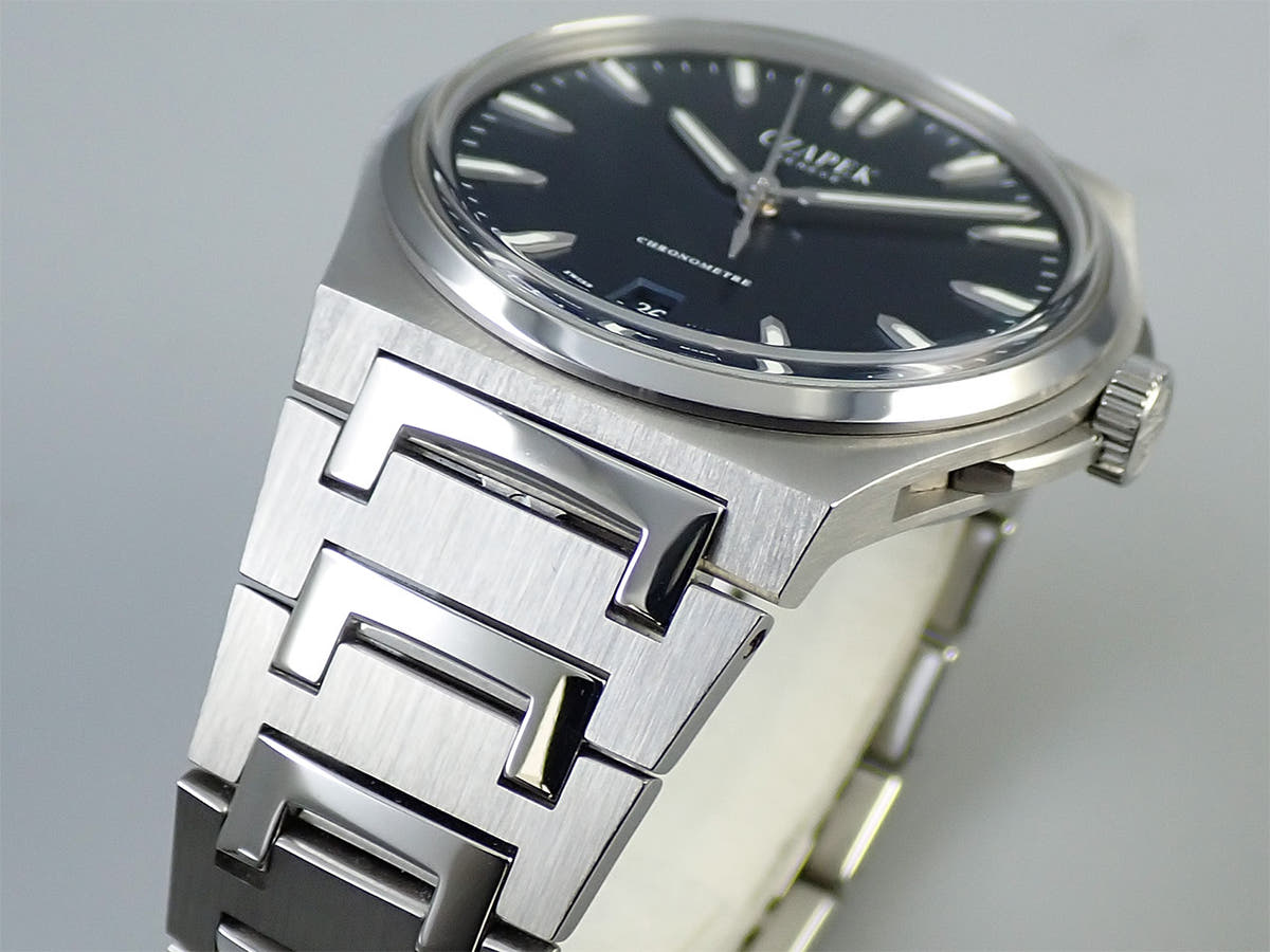 チャペック アンタークティックテールアデリー Ref.- ディープブルー文字盤 美品 S6W9XFYH