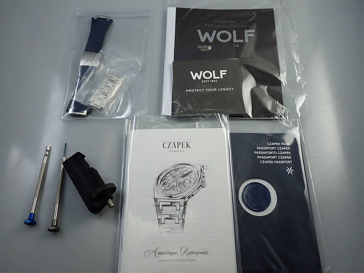 チャペック アンタークティック ラトラパント Ref.- シルバー グレイ文字盤 極美品 25FFPCKS