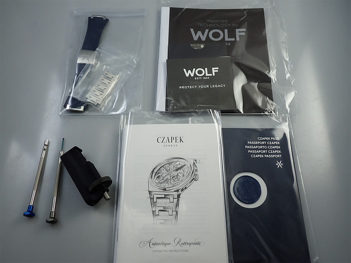 チャペック アンタークティック ラトラパント Ref.- シルバー グレイ文字盤 極美品 25FFPCKS