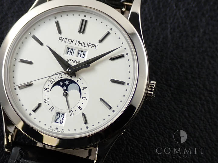 Patek Philippe Annual Calendar Moon Phases Ref. 5396G-011 White Gold, Silver Opaline Dial