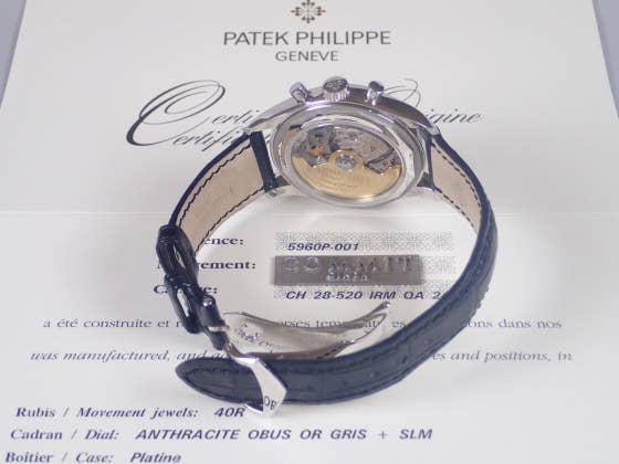 パテックフィリップ アニュアルカレンダー Ref.5960P グレー文字盤 中古 anual-calendar-chronograph