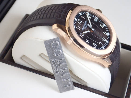パテックフィリップ アクアノート Ref.5167R チョコレートブラウン文字盤 中古 aqua-note-3