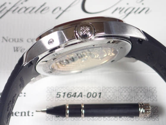 パテックフィリップ アクアノート Ref.5164A ブラック文字盤 中古 aqua-note-6