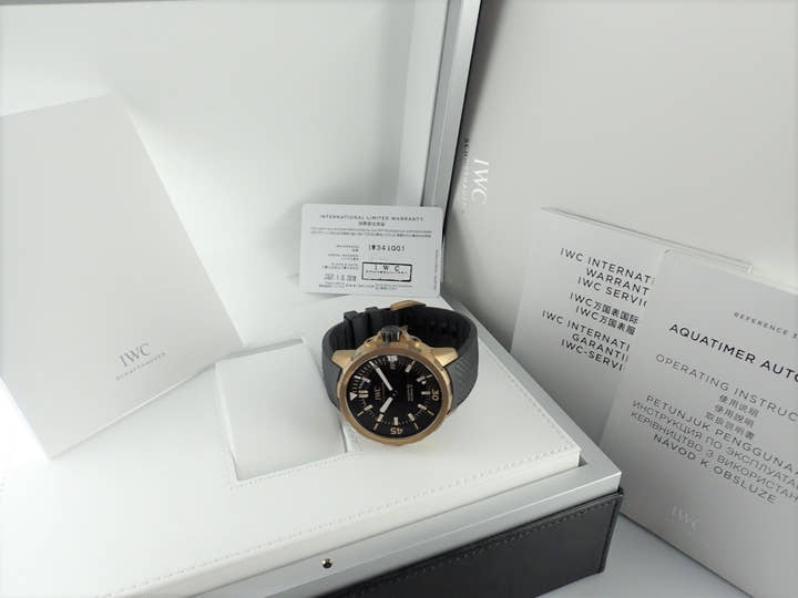 IWC アクアタイマー Ref.IW341001 ブラック文字盤 中古 aqua-timer-2