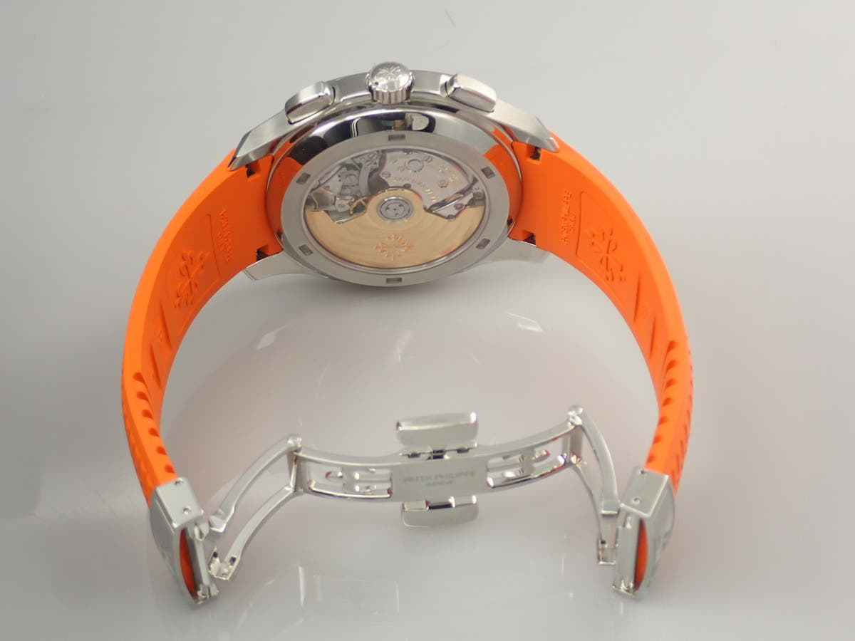 パテックフィリップ アクアノート クロノグラフ Ref.5968A-001 ブラック文字盤 極美品 M6YH5326