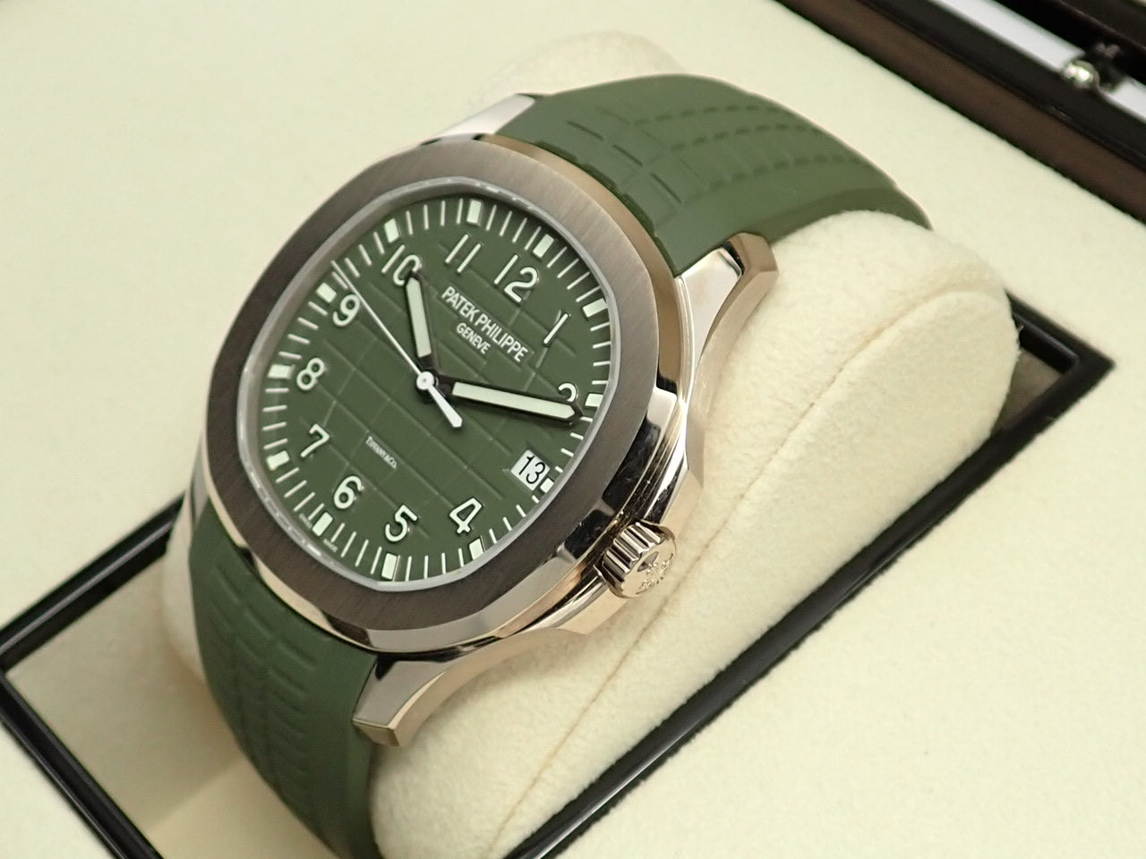 Patek Philippe Aquanaut Jumbo Tiffany &lt;Warranty Box and Others&gt;