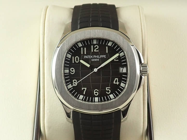 パテックフィリップ アクアノート ラージ Ref.5165A-001 ステンレススチール ブラック文字盤