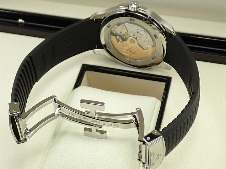 パテックフィリップ アクアノート Ref.5167A-001 ステンレススチール ブラック文字盤