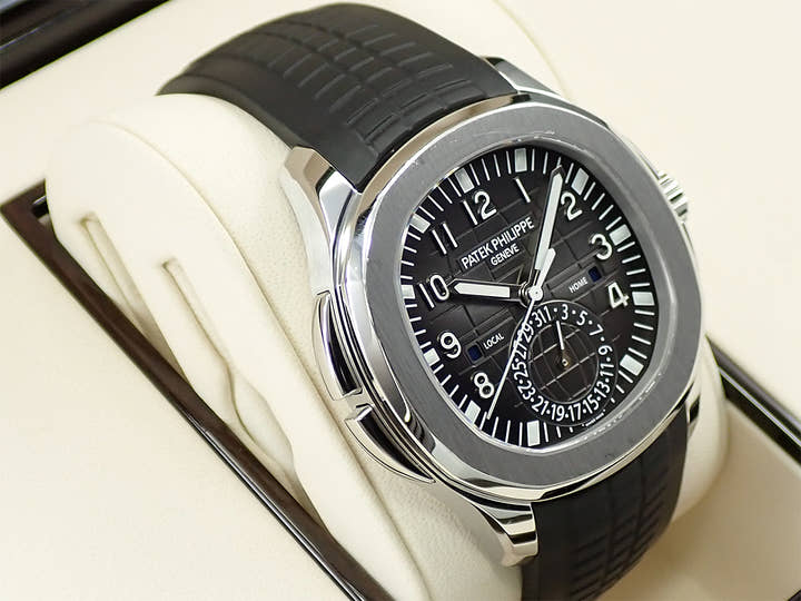 Patek Philippe Aquanaut Travel Time Ref. 5164A-001 Stainless Steel Black Dial
