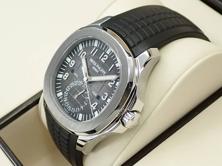 Patek Philippe Aquanaut Travel Time Ref. 5164A-001 Stainless Steel Black Dial