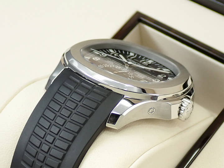 Patek Philippe Aquanaut Travel Time Ref. 5164A-001 Stainless Steel Black Dial
