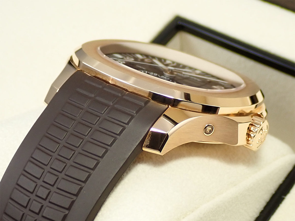 パテックフィリップ アクアノート Ref.5164R-001 ブラウン エンボス文字盤 中古 0VFYJS82