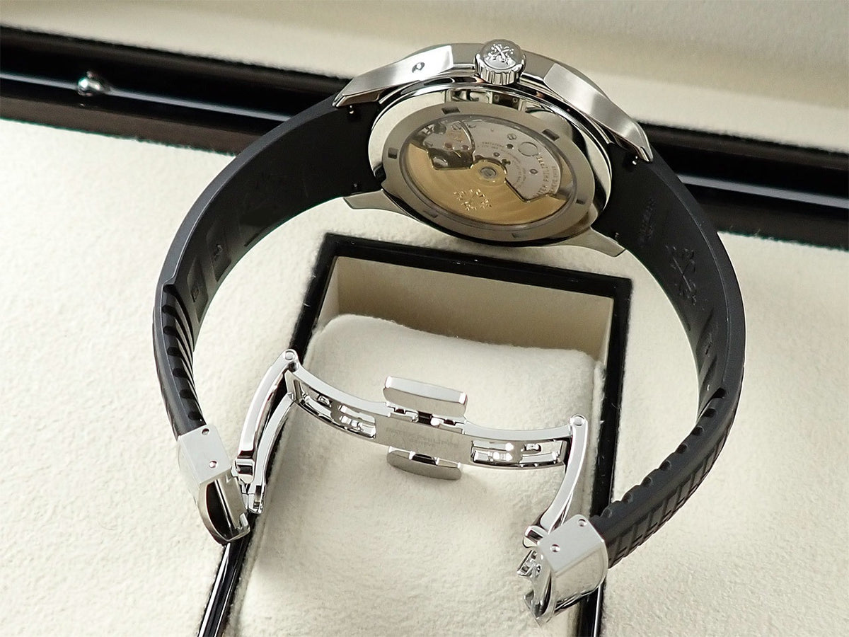 パテックフィリップ アクアノート トラベルタイム Ref.5164A-001 ブラック文字盤 未使用 R88ZA4V5