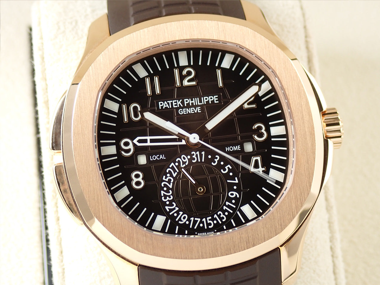 Patek Philippe Aquanaut Ref.5164R-001 18KRG Brown Embossed Dial