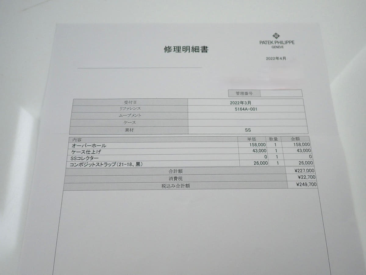 パテックフィリップ アクアノート トラベルタイム Ref.5164A-001 ブラック文字盤 美中古 ARR13X74