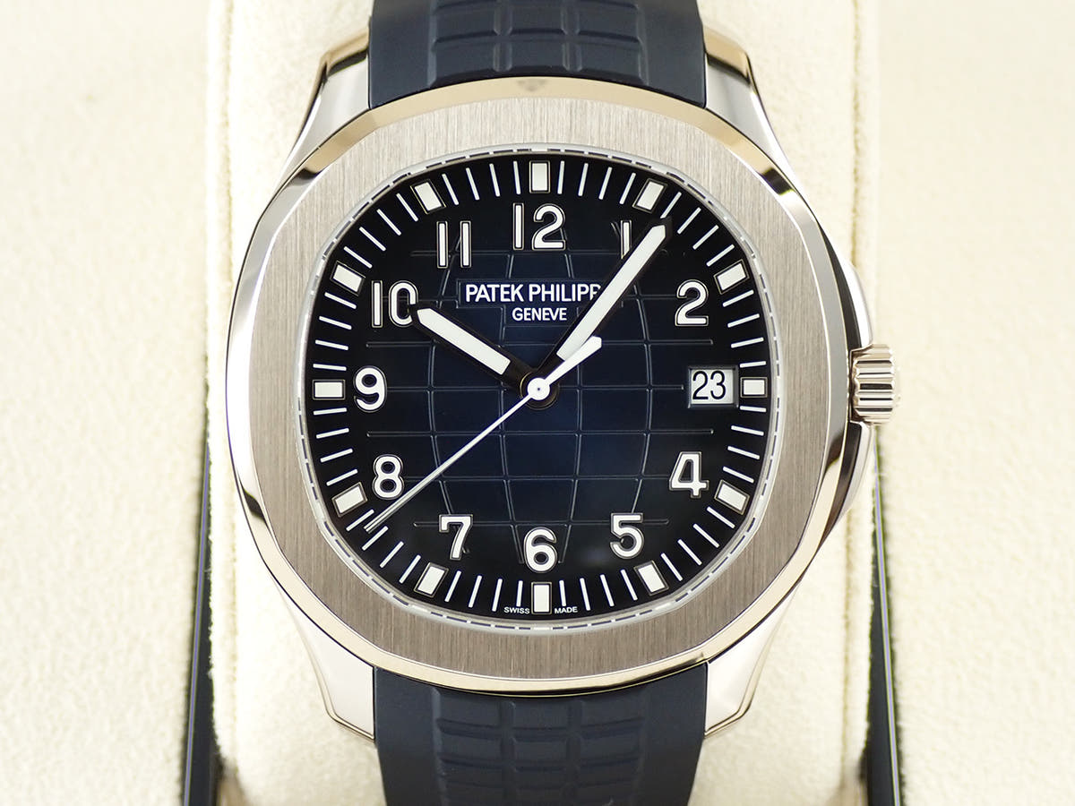 パテックフィリップ アクアノート Ref.5168G-001 ミッドナイトブルー文字盤 美品 FRA0THAK