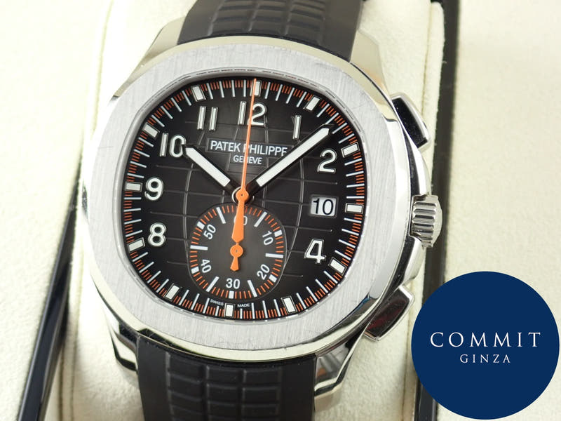 パテックフィリップ アクアノート Ref.5968A-001 ブラック文字盤 中古 aquanaut-46
