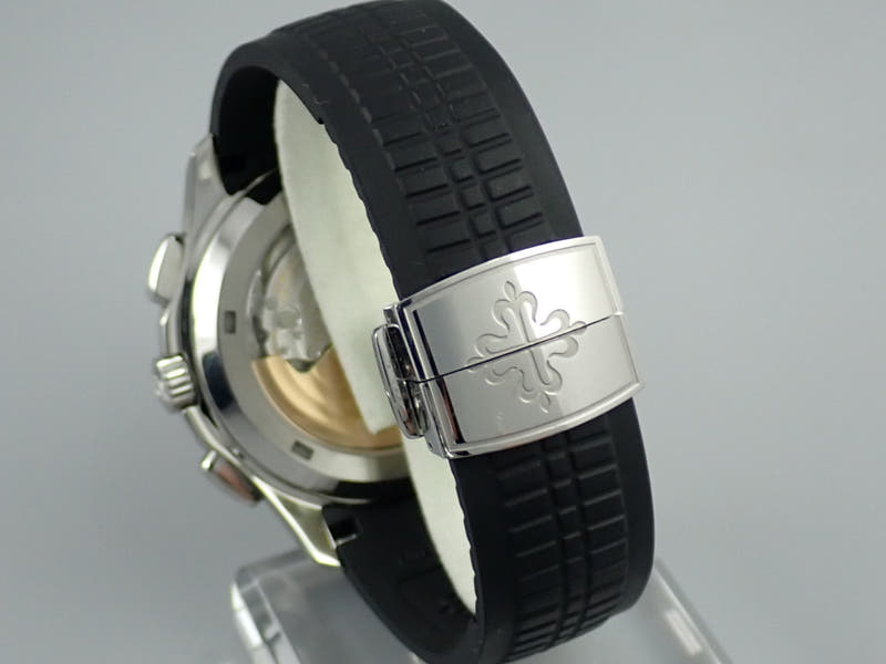 パテックフィリップ アクアノート Ref.5968A-001 ブラック文字盤 中古 aquanaut-46