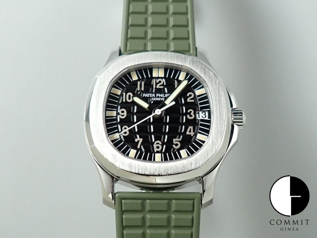 パテックフィリップ アクアノート ミディアム Ref.5060A-001 ステンレススチール ブラック文字盤