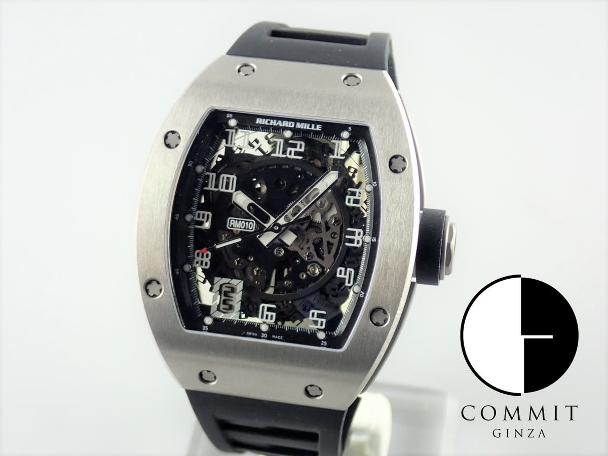 リシャールミル オートマティック Ref.RM010 スケルトン文字盤 中古 automatic-10