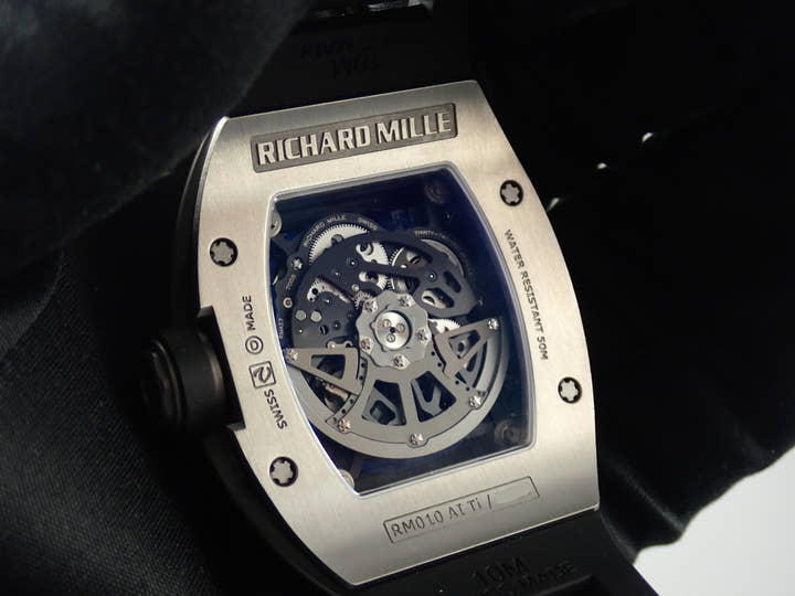 リシャールミル オートマティック Ref.RM010 スケルトン文字盤 中古 automatic-10