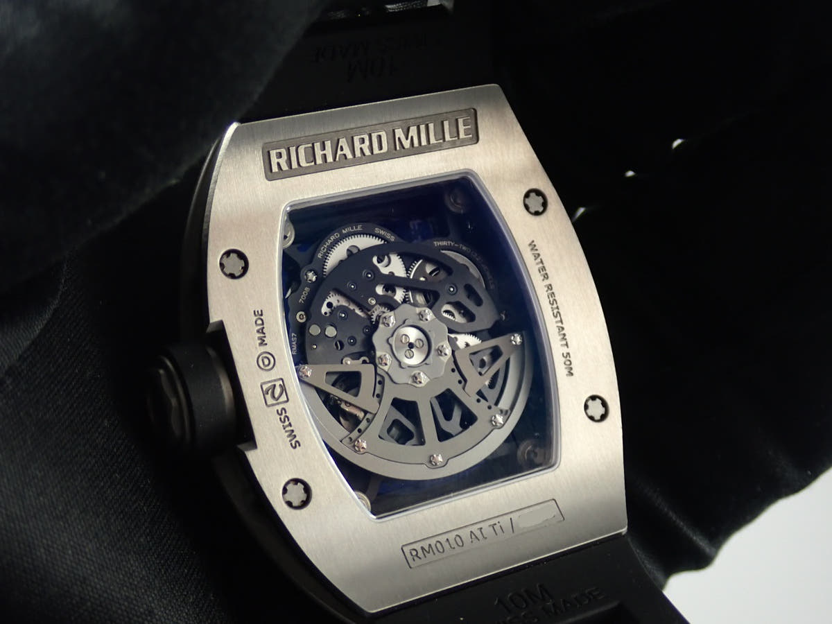 リシャールミル オートマティック Ref.RM010 スケルトン文字盤 中古 automatic-10