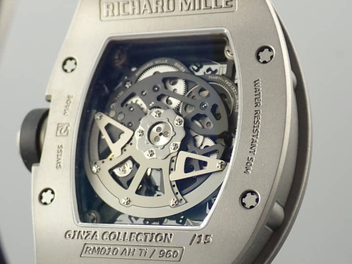 リシャールミル オートマティック Ref.RM010 スケルトン文字盤 中古 automatic-11
