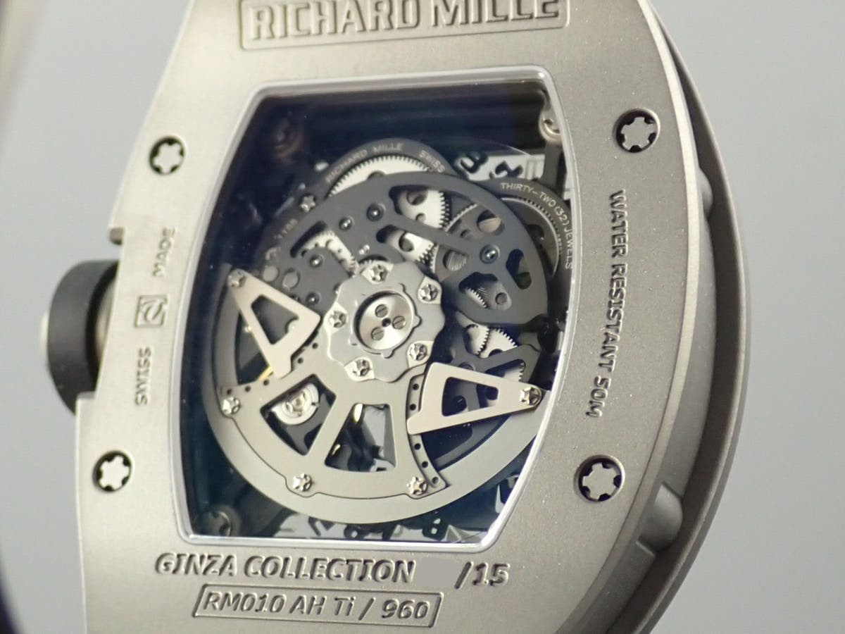 リシャールミル オートマティック Ref.RM010 スケルトン文字盤 中古 automatic-11