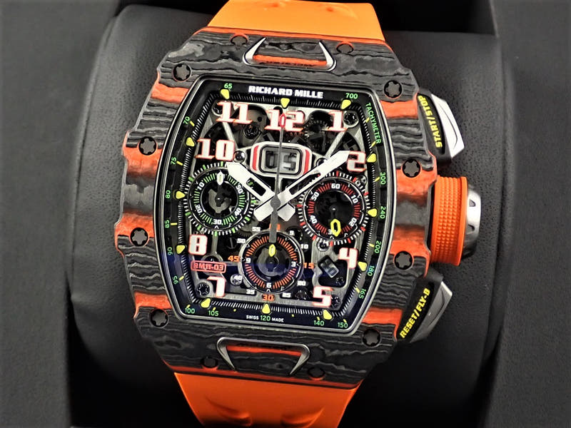 リシャールミル オートマティック Ref.RM11-03 スケルトン文字盤 中古 automatic-12