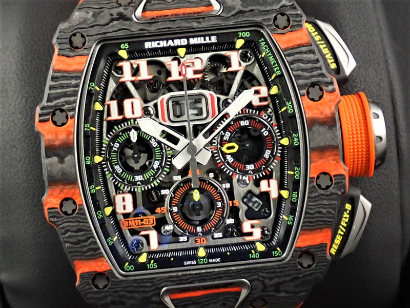リシャールミル オートマティック Ref.RM11-03 スケルトン文字盤 中古 automatic-12