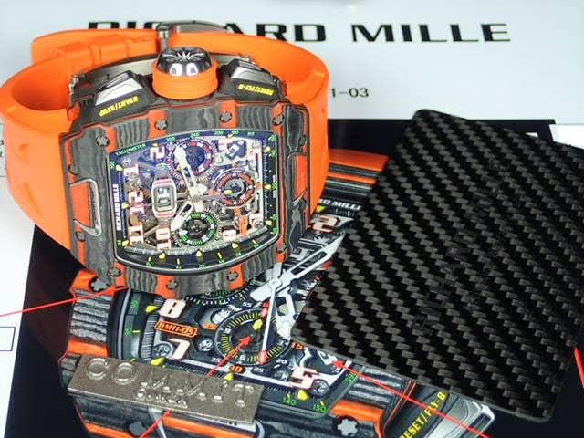リシャールミル オートマティック Ref.RM11-03 スケルトン文字盤 未使用 automatic-8