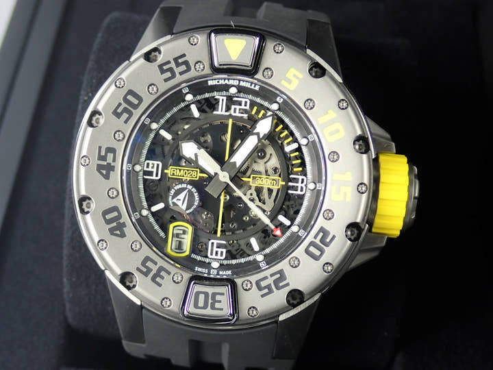 リシャールミル オートマティック Ref.RM028 スケルトン文字盤 中古 automatic-9